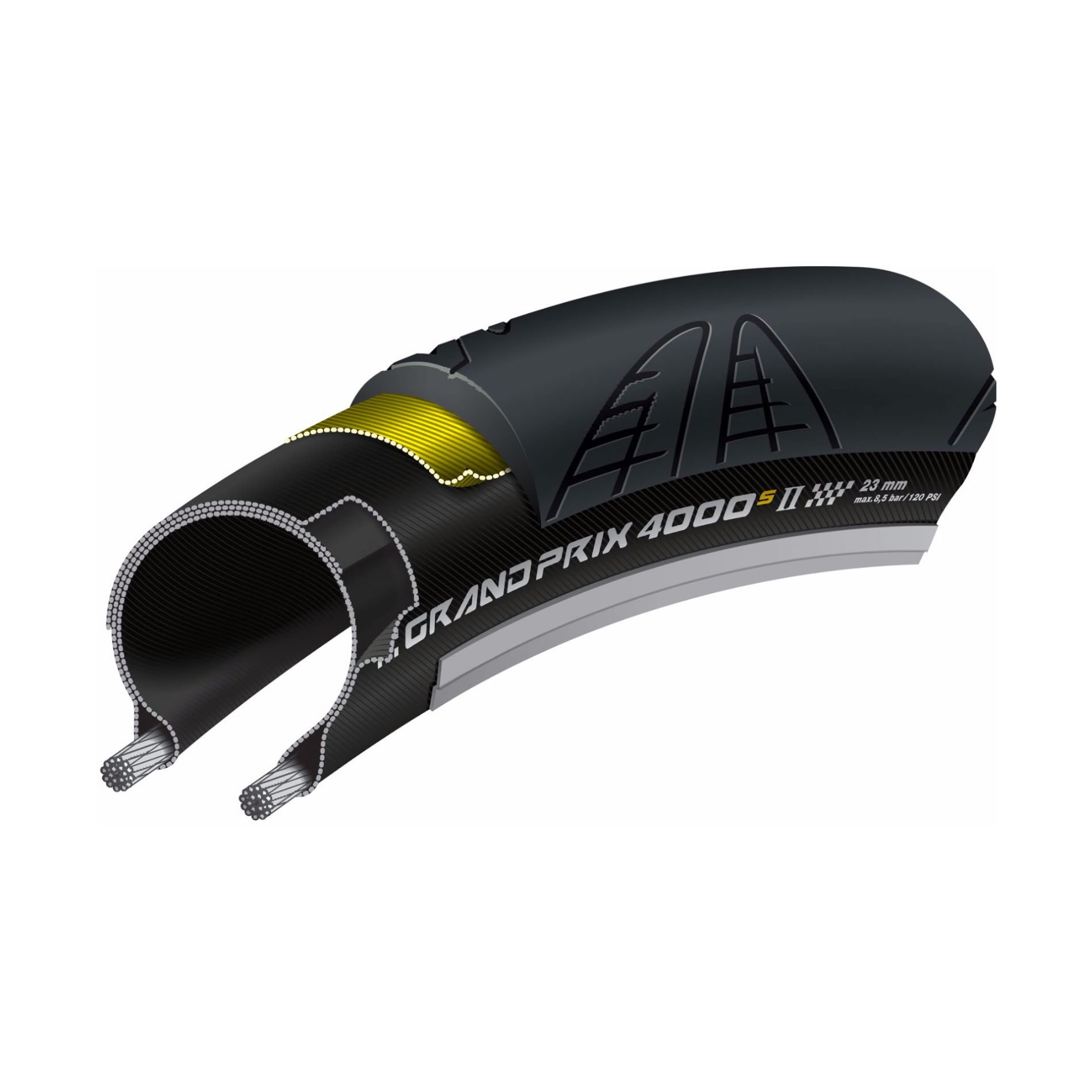 Continental Grand Prix 4000S II 25mm Butyl 2014